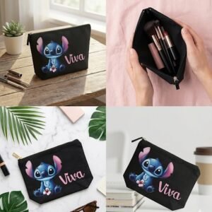 Customize Canvas Black Pouch