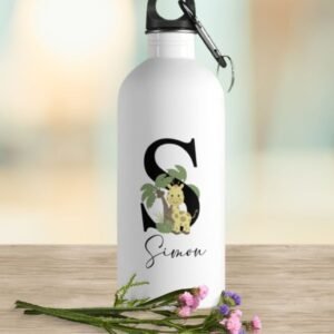 Customized Name Printed Sipper Water Bottle