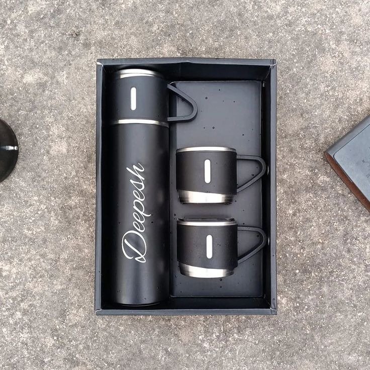 Vacuum Flask Set With Name